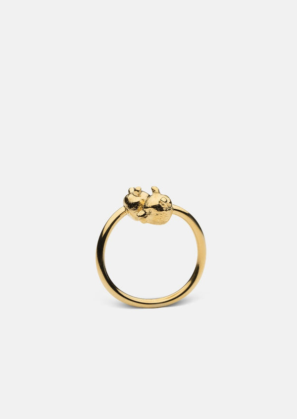 Bear ring - Gold Plated