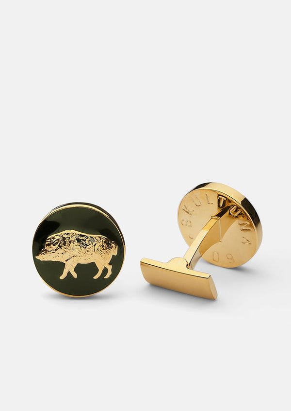 Hunter Cufflinks - Wild Boar