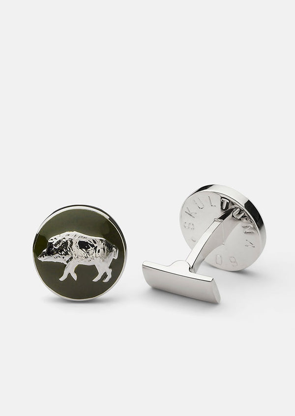 Hunter Cufflinks - Wild Boar