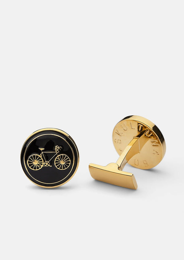 Themocracy Bike Cufflinks - Nero