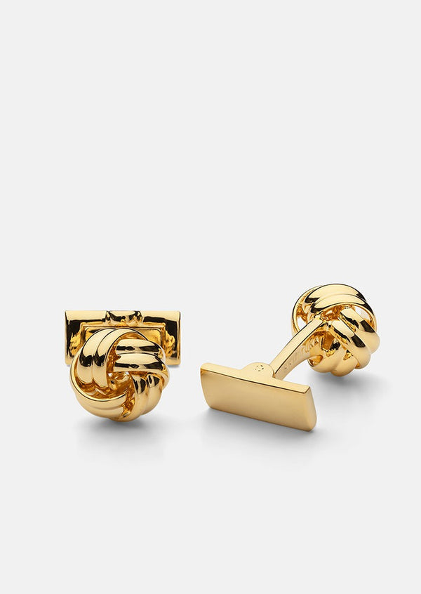 Black Tie Cufflinks - Knot