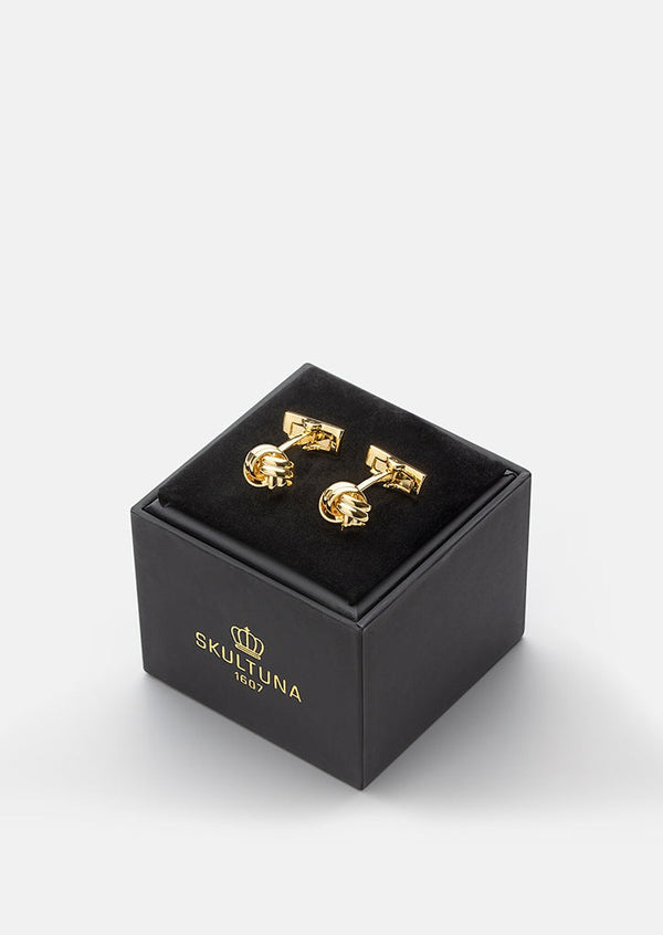 Black Tie Cufflinks - Knot