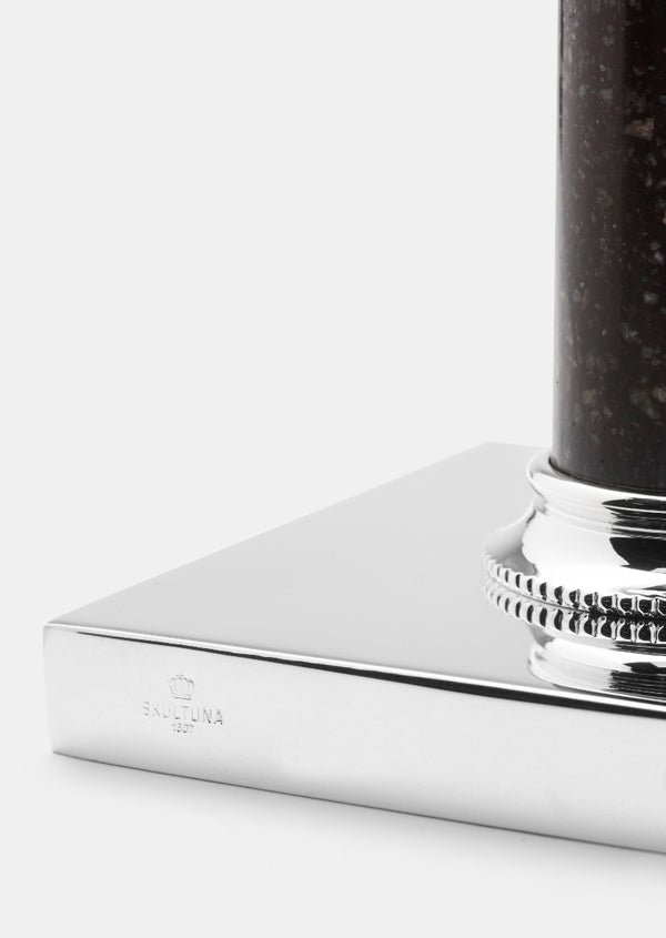 Jubilee Candle Holder – Porphyry & Silver Plated – Limited edition