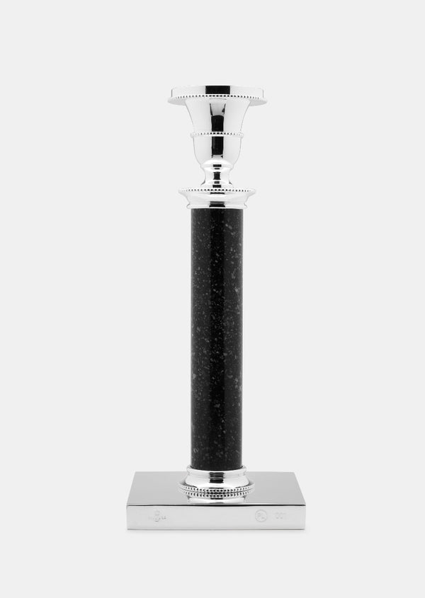 Jubilee Candle Holder – Porphyry & Silver Plated – Limited edition