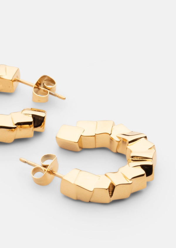 Morph Petit Earrings – Gold Plated