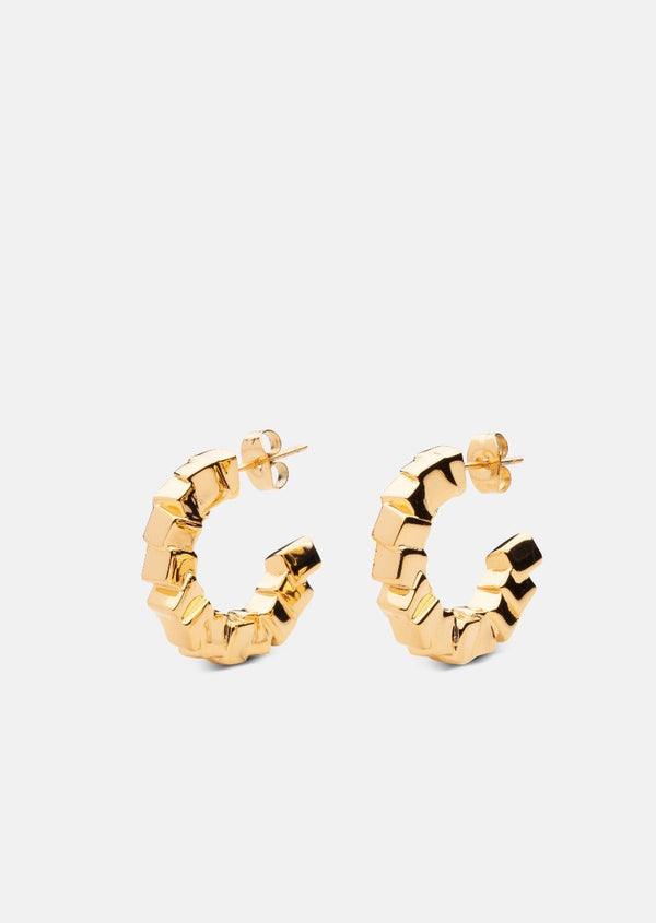 Morph Petit Earrings – Gold Plated