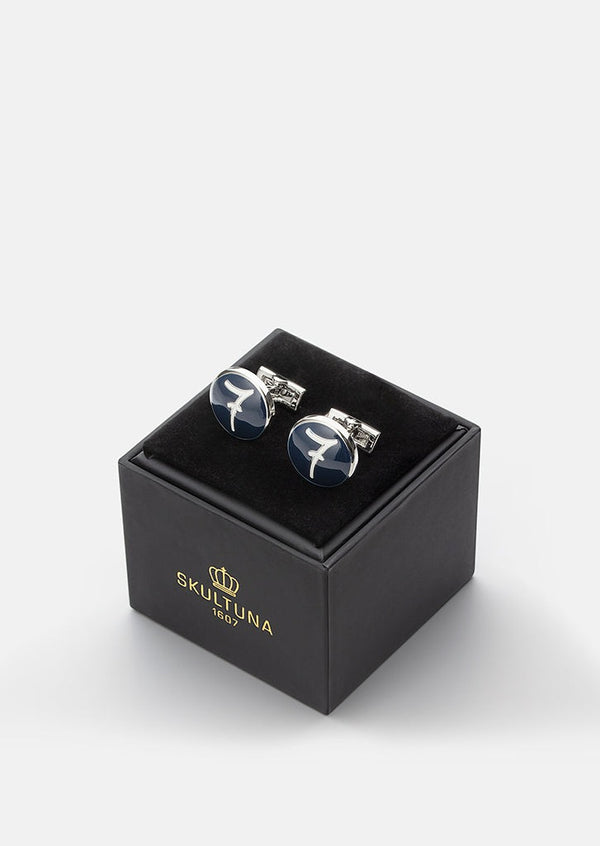 Cufflinks 7 design Lino Ieluzzi - Blue