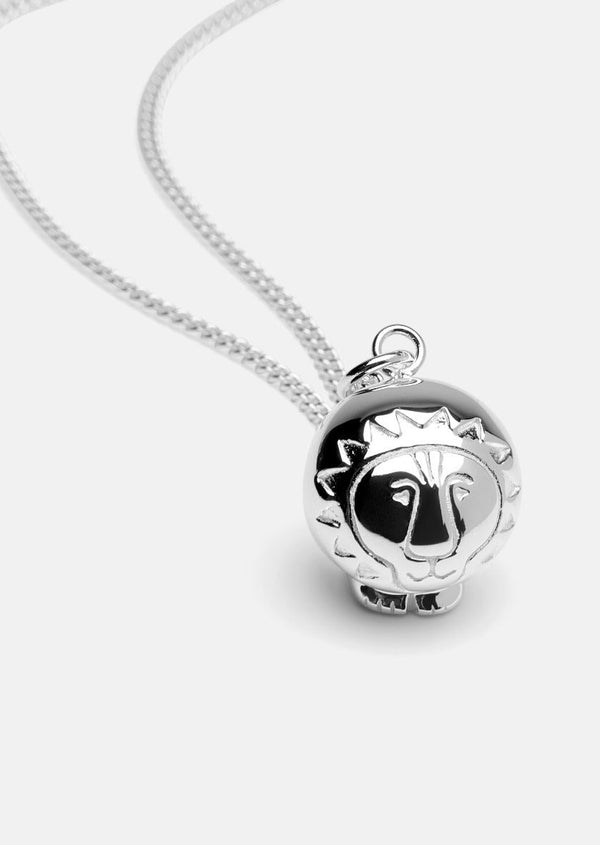 Lisa Larson x Skultuna – Lejon Necklace -Silver Plated