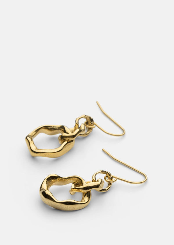 Chunky Petit Earrings - Gold Plated