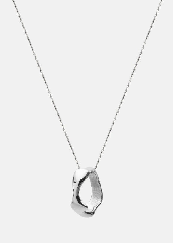 Chunky Necklace - Silver Plated