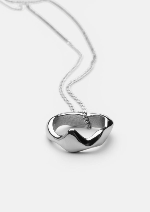 Chunky Necklace - Silver Plated
