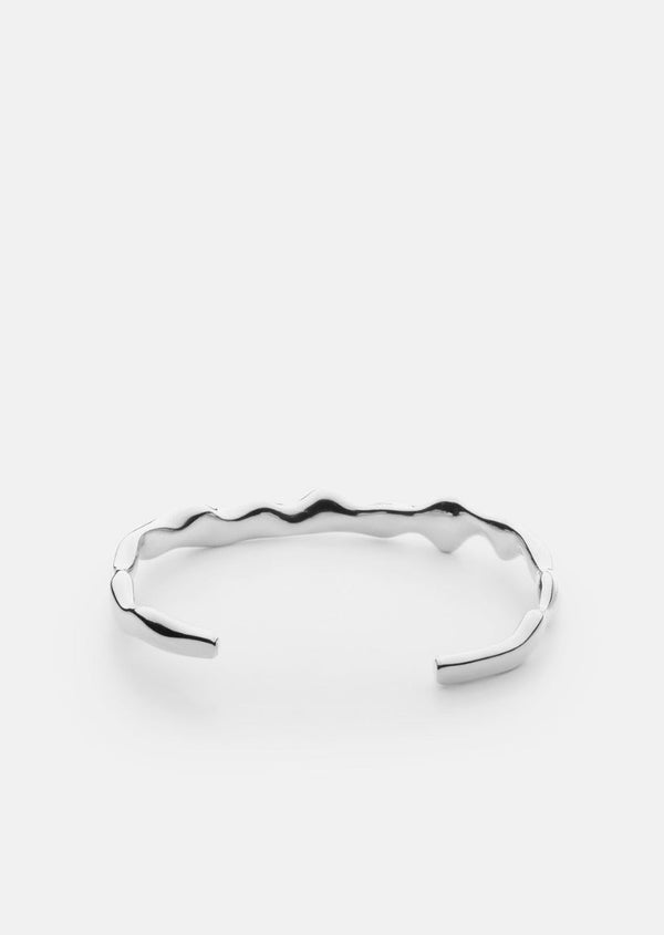Chunky Cuff - Silver Plated