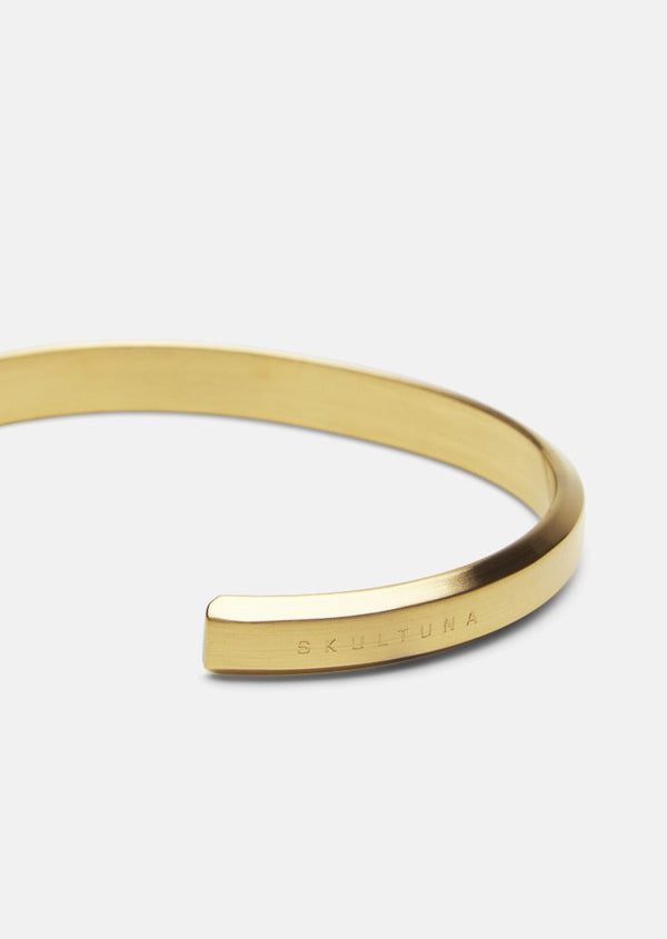 Skultuna Icon Cuff - Matte Gold Plated