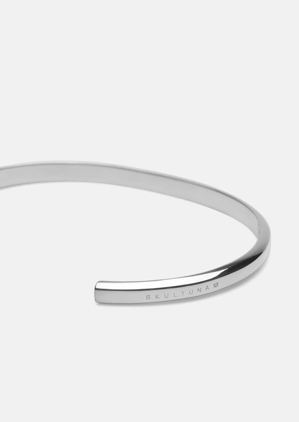 Skultuna Icon Cuff Thin – Sterling Silver