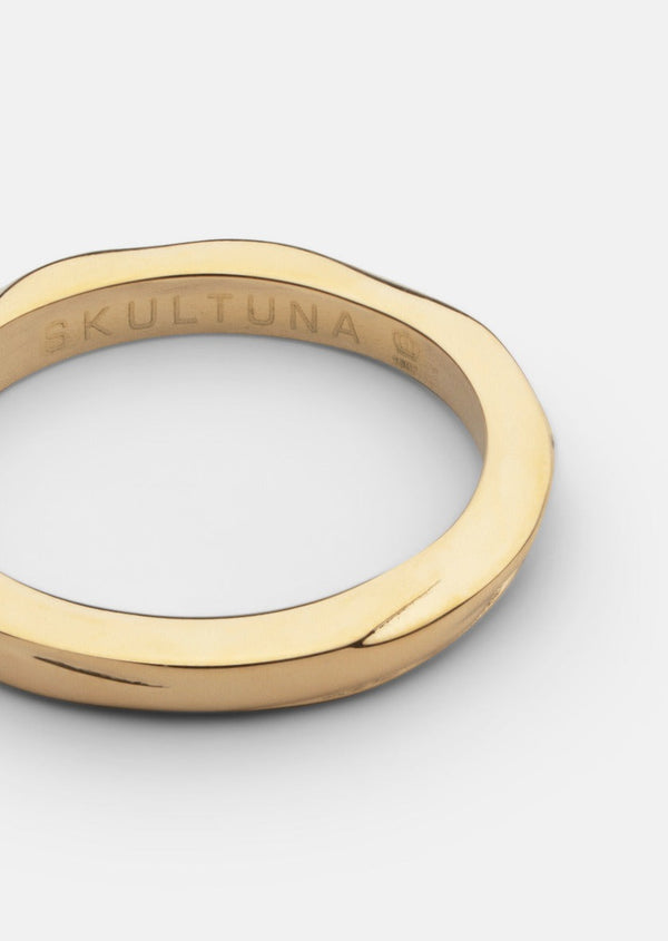 Ring Thin - Opaque Objects - Gold Plated
