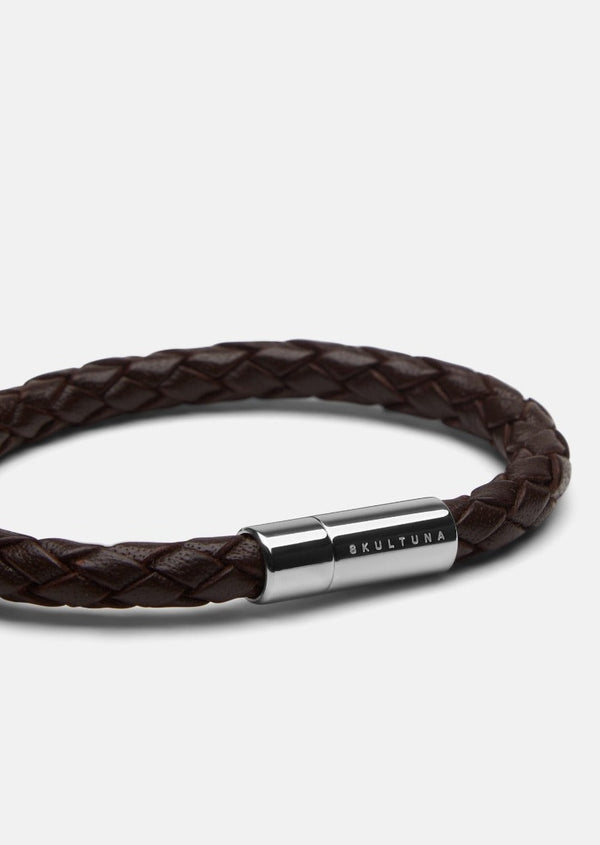 Leather Bracelet - Dark Brown
