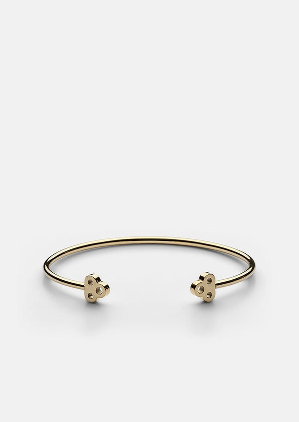 Open Key Cuff - Gold Plated