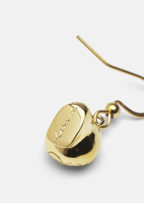 Lisa Larson x Skultuna – Lejon Earrings - Gold Plated
