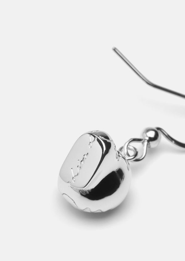 Lisa Larson x Skultuna – Lejon Earrings - Silver Plated