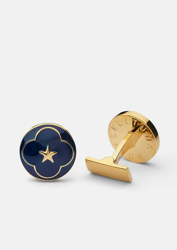 Royal Wedding Polar Star Cufflinks - Blue