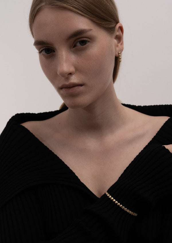 Mille Coeurs Earrings - Gold Vermeil