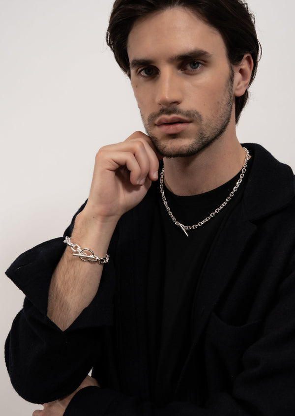 Unité Chain Necklace - Silver Plated