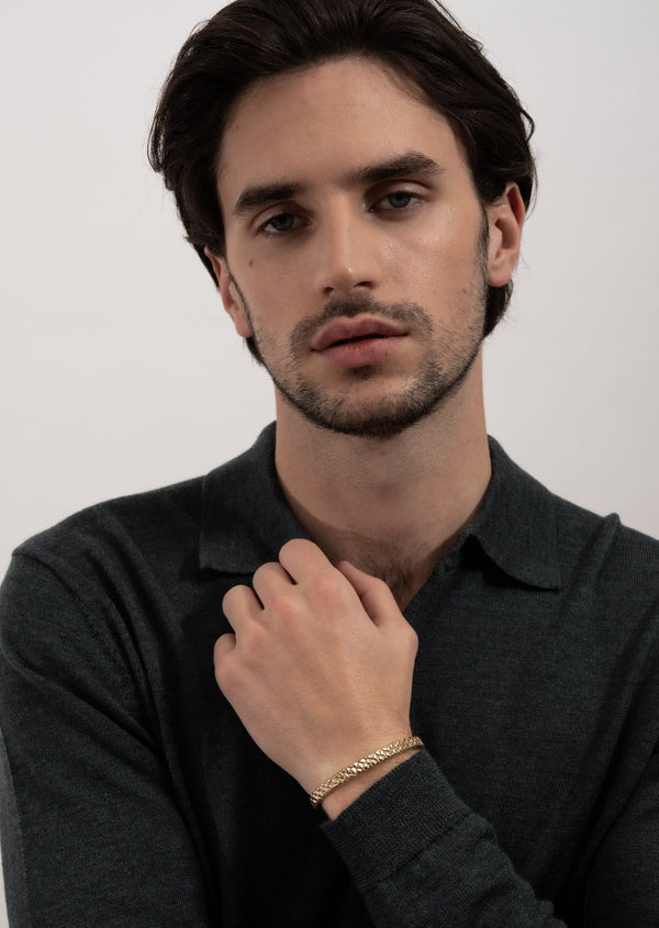 Scale Cuff design Thomas Sandell – Gold Plated