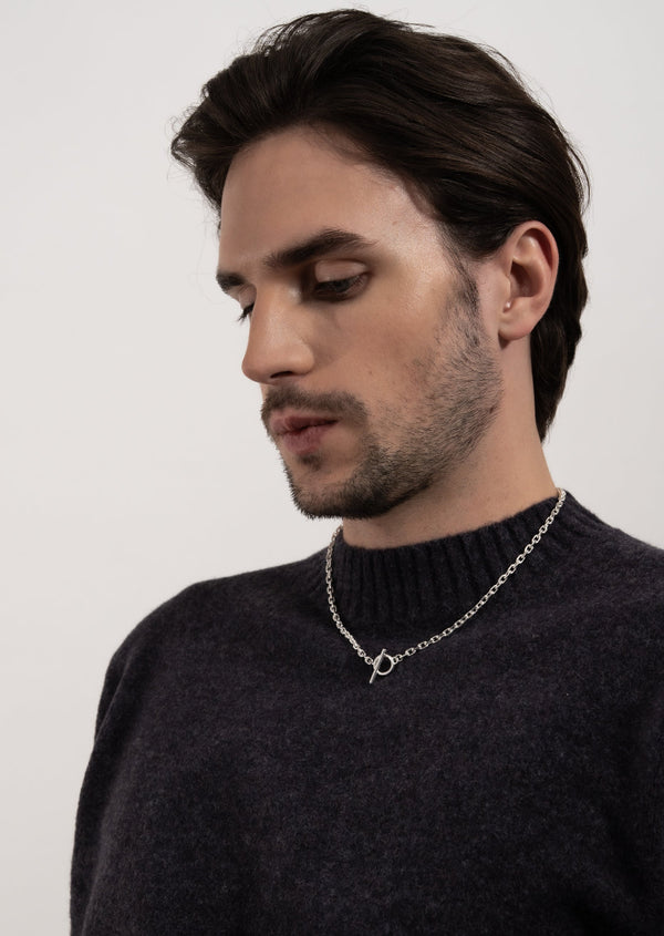 Unité Chain Necklace Thin - Silver Plated