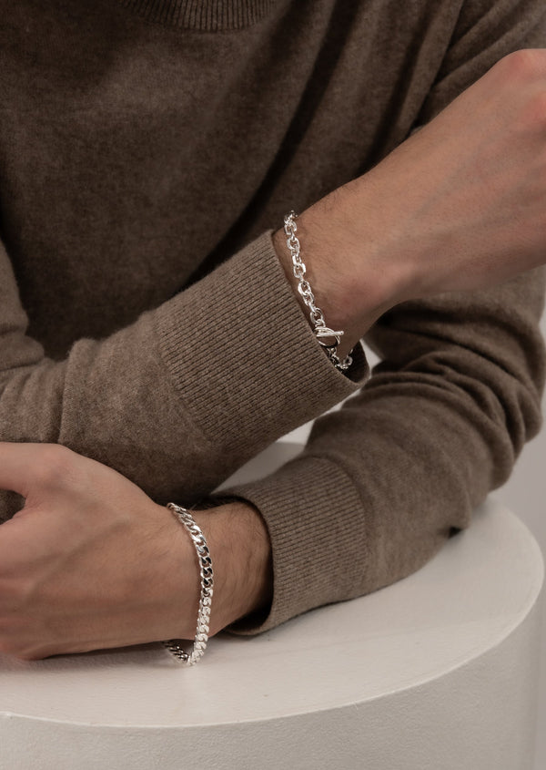 Paul Chain Bracelet - Silver Plated