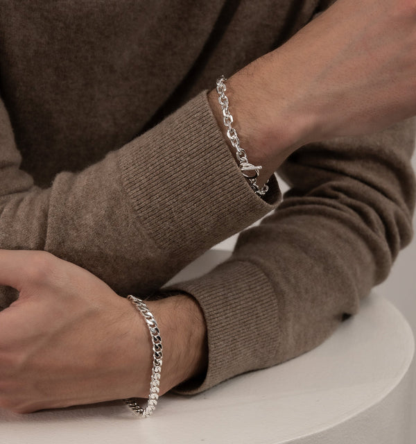Unité Chain Bracelet - Silver Plated