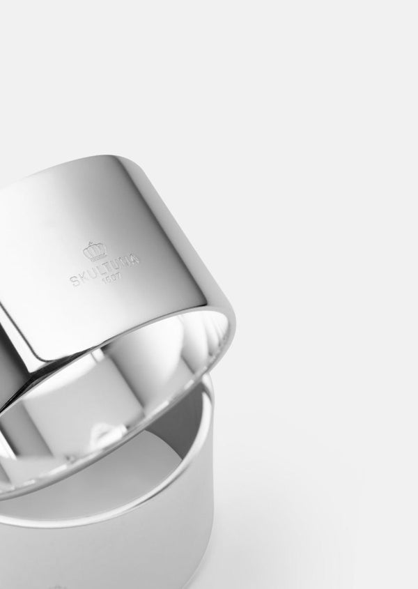Napkin Rings - Set of 2 - Silver Plated