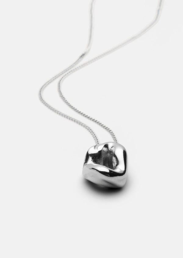 Chunky Petit Necklace - Silver Plated