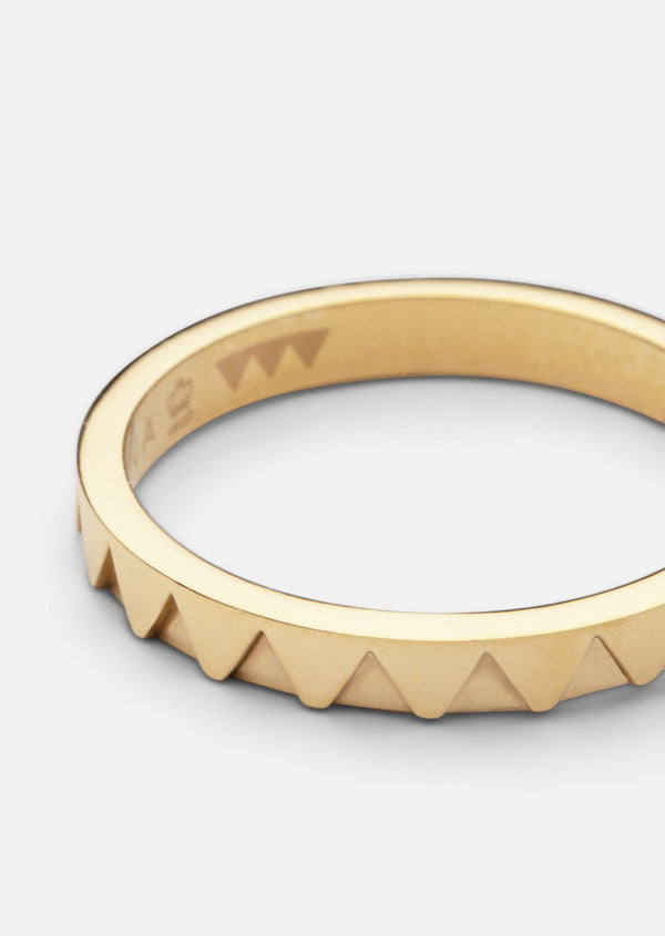 GTG X Skultuna Ring Thin - Gold Plated