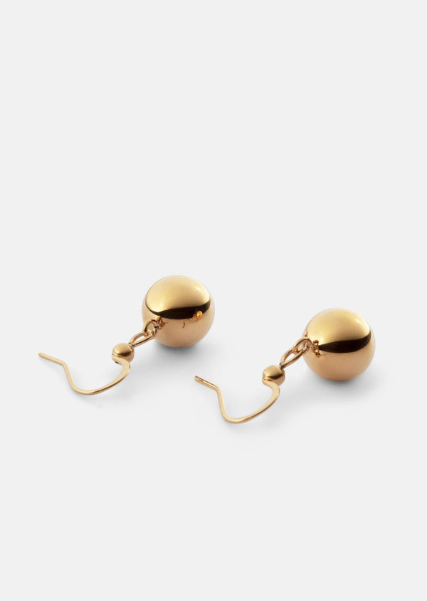Ball Drop Earrings – Gold Plated