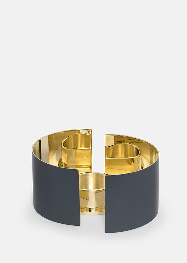 Infinity Candle Holder Small - Dark Grey
