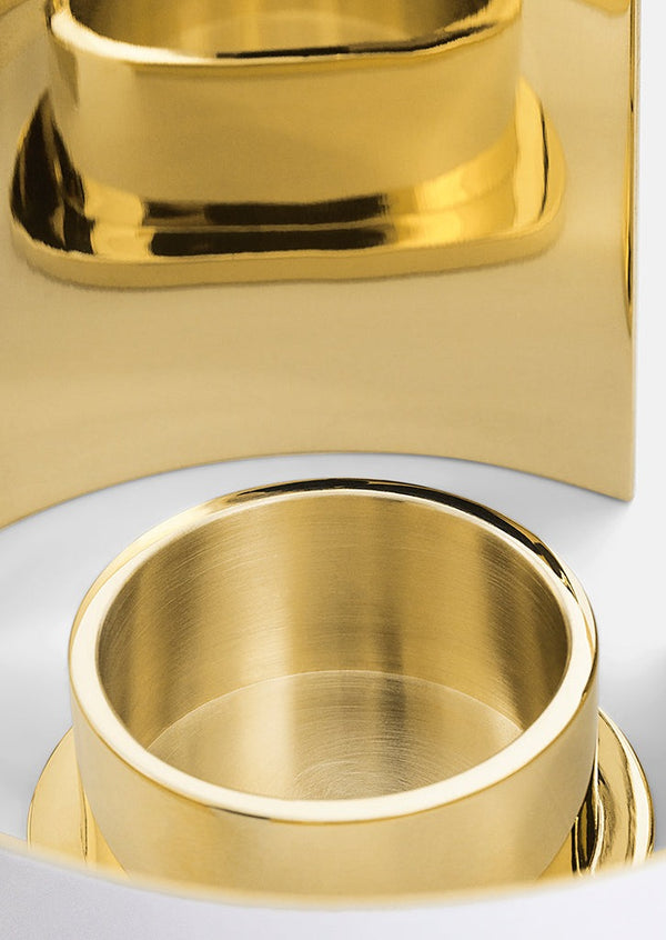 Infinity Candle Holder Small - White