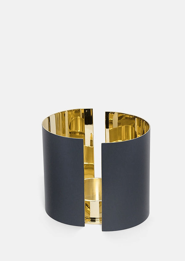 Infinity Candle Holder Large - Dark Grey