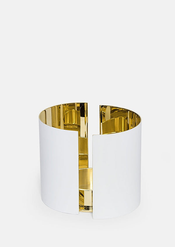 Infinity Candle Holder Large - White