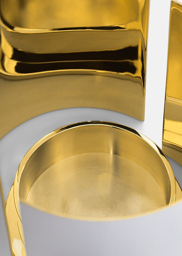 Infinity Candle Holder Large - White