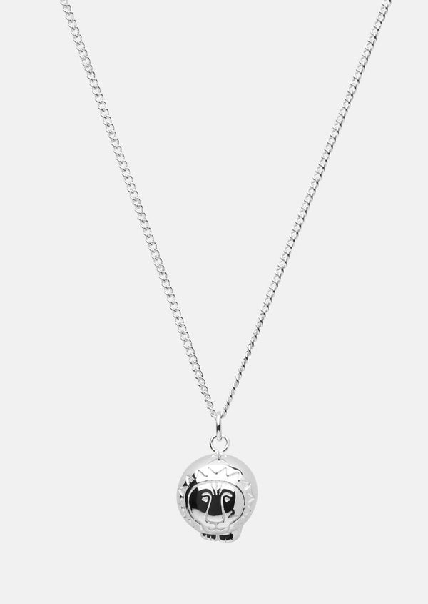 Lisa Larson x Skultuna – Lejon Necklace -Silver Plated