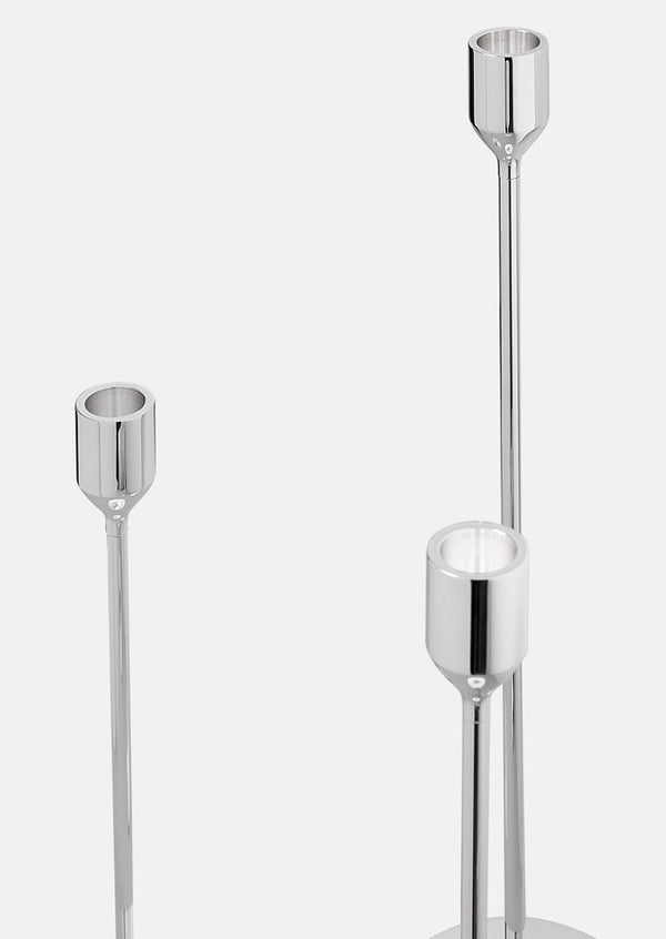 Nattlight Candlestick - Silver Plated - Set of 3