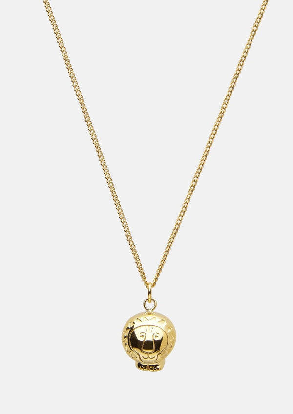 Lisa Larson x Skultuna – Lejon Necklace - Gold Plated