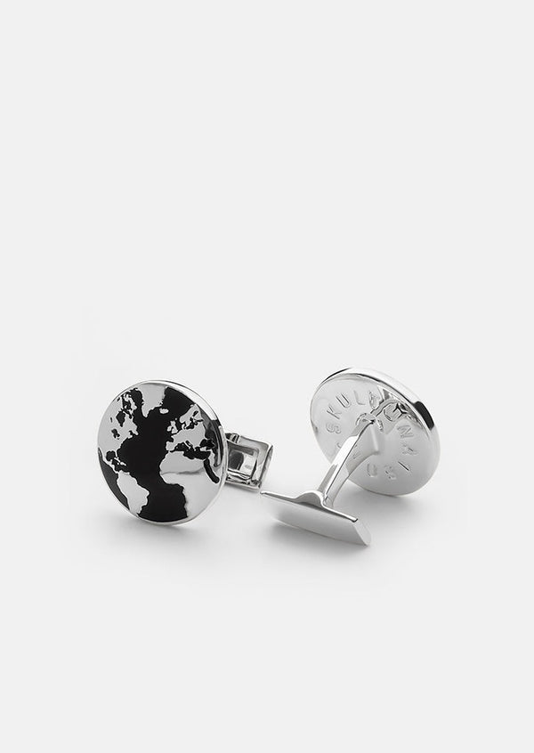 World Cufflinks - Black
