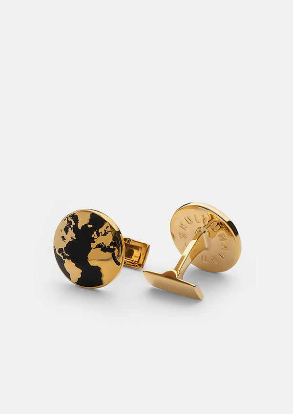 World Cufflinks - Black
