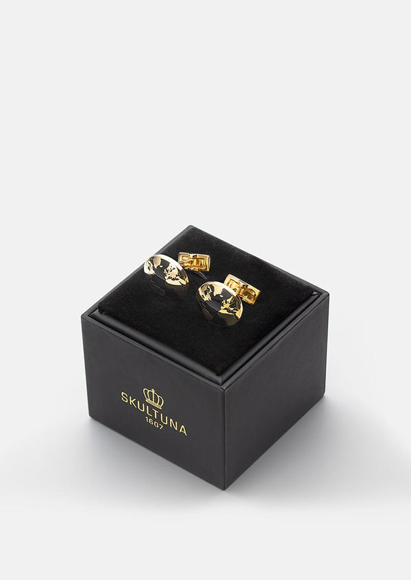 World Cufflinks - Black