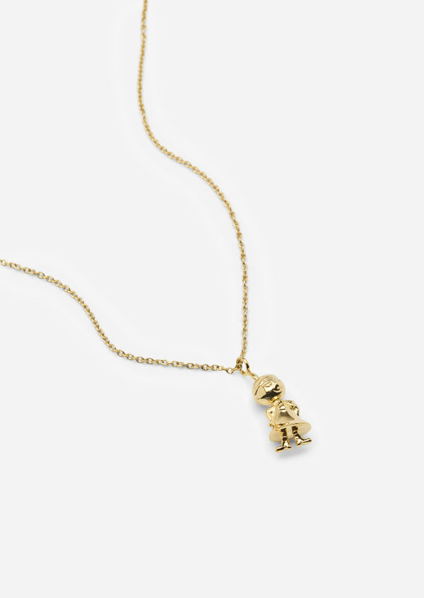 Moomin x Skultuna - Little My Necklace - Gold Plated
