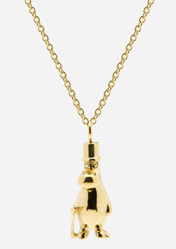 Moomin x Skultuna - Moominpapa Necklace - Gold Plated
