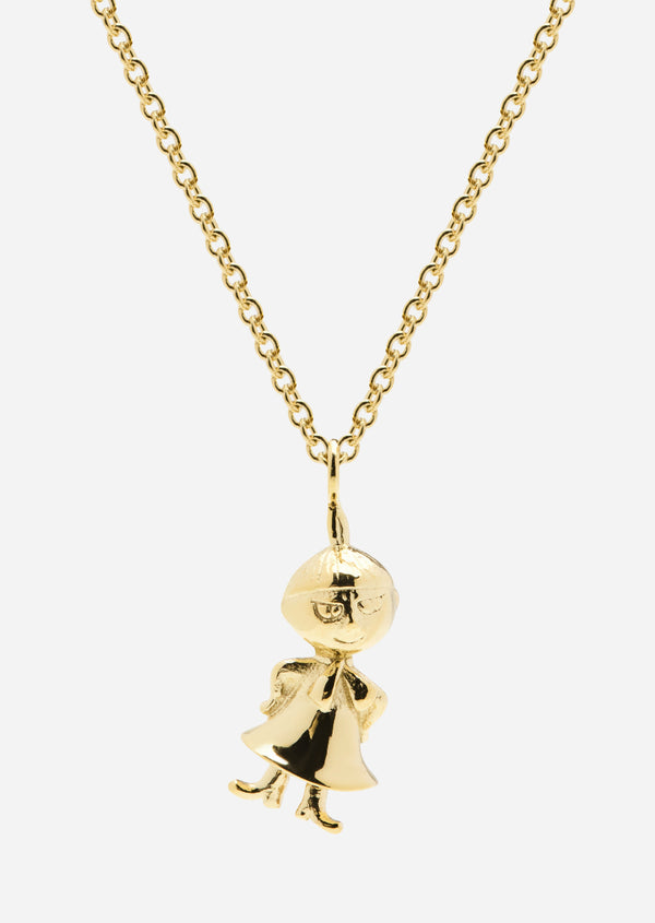 Moomin x Skultuna - Little My Necklace - Gold Plated