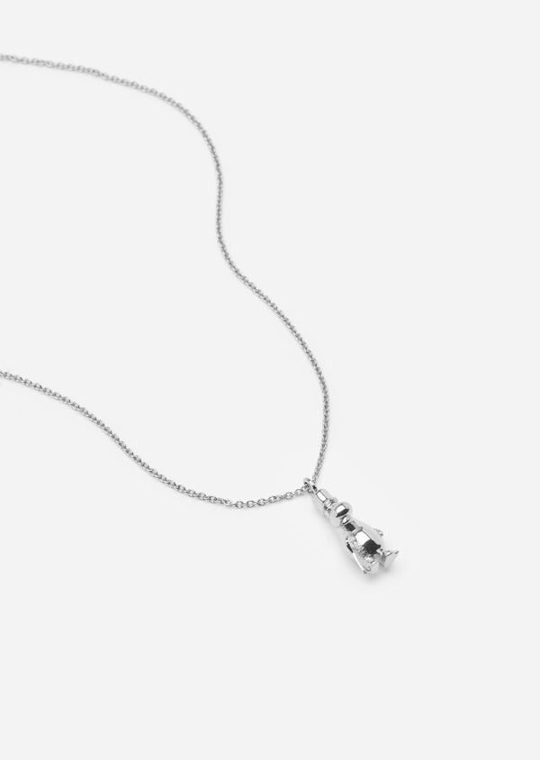 Moomin x Skultuna - Moominpapa Necklace - Silver Plated