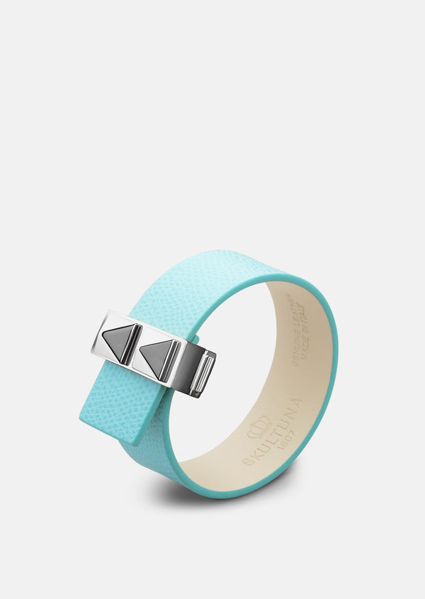 Clasp Rivets Bracelet Thin - Eau de Nil
